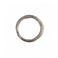 Fil en cuivre argenté 1mm